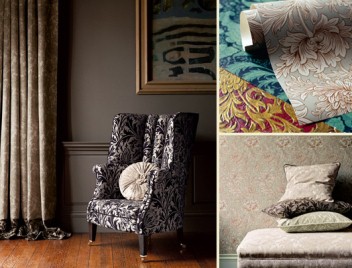 WILLIAM MORRIS CHRYSANTHEMUM FABRIC